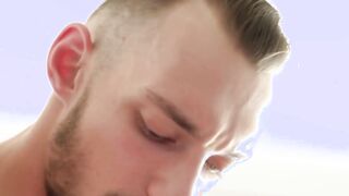 Handsome dude offers his ass to his long dicked lover