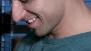 Hot stepbro treated with dick and cum in mouth