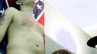 Big daddy Joe swallowing and slurping hunks big cock
