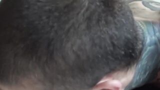 After blowjobs straight Latino jocks with tattoos pound bareback