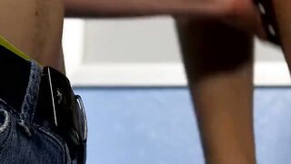 Evan James simply gets his long dick out to serve Ryan Daley