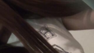 Adorable Japanese nubile taped using sex toys for pleasure