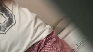 Adorable Japanese nubile taped using sex toys for pleasure