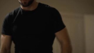 Busty TS Foxxy suck and ride stepsons dick