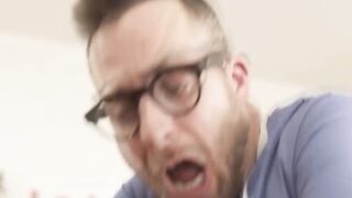 Aroused TS and her doctor bareback each others ass