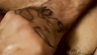 Handsome straight badboy Flaco is jacking off his cock solo