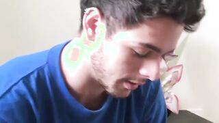 After a friend seduced him a straight Latino jock pounded him raw