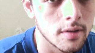 After a friend seduced him a straight Latino jock pounded him raw