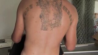 Bubble butt teenager ass stretched bareback after hot BJ