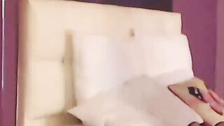 Beautiful amateur Bulgarian babe masturbates on webcam