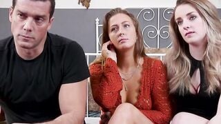 Fiance anal fucking stepsisters in bondage threesome