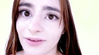 Petite Brunette gets hot lesbian action