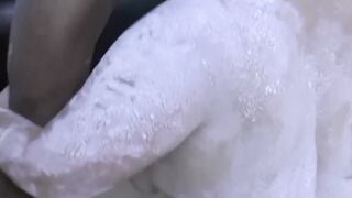 A mischievous UK grandmother deftly manages two enormous dicks