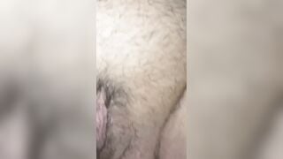 Sexy amateur girl showing off wide open pussy