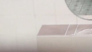 Pissing Japanese babes love dropping it in the shower here