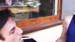 Slim Migrant Teen Screws White Cock