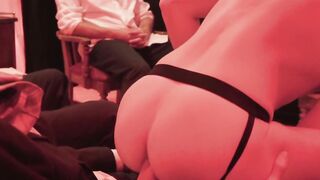 Voyeur gathering of mature courteous fellow screw youthful twink gay