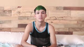 Prior to pleading with himself a skinny gay talks in an interview