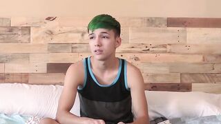 Prior to pleading with himself a skinny gay talks in an interview
