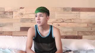 Prior to pleading with himself a skinny gay talks in an interview