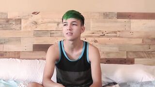 Prior to pleading with himself a skinny gay talks in an interview