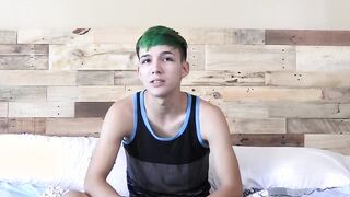 Prior to pleading with himself a skinny gay talks in an interview