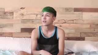Prior to pleading with himself a skinny gay talks in an interview