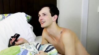 Horny and hot twink Jason Valencia drives a crude trio
