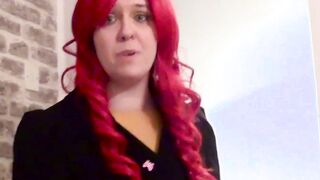 Natural tits teen Chantelle Coleman tricked to suck cock