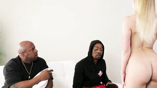 Kenzie Madison Loses Bet And Must Fuck Two Black Thugs