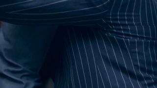 Lift sex for a couple of financial specialists in costly suits
