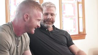 DILF Marko bareback fucks his stepson Brody