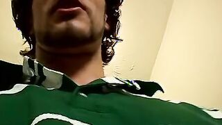 Young straight thugs jacking off their cocks for cum