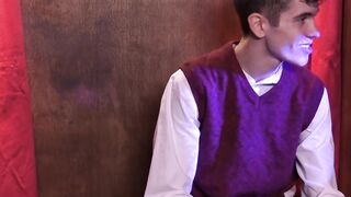 Impurity unveiled steamy rimming in the confession room