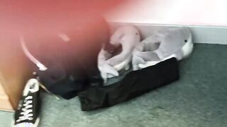 Dirty dick rider watches gay porn and masturbates solo