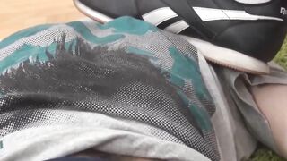 Foot fixation gay Moonek Shoe hard banging inked twink