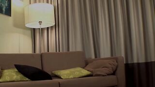 Inked Euro brunette blows big cock before doggystyle anal