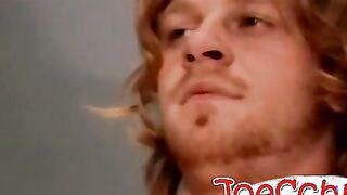 Straight Nimrod undresses and shows off his dick for a suck