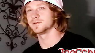 Straight Nimrod undresses and shows off his dick for a suck