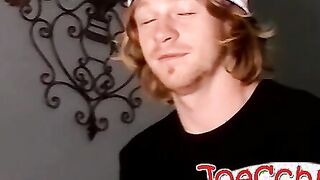 Straight Nimrod undresses and shows off his dick for a suck