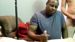 Horny Jason in the house for a cock sucking