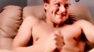 He gives up his hard dick for a mouth for his first gay bj