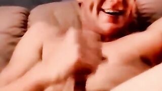 He gives up his hard dick for a mouth for his first gay bj