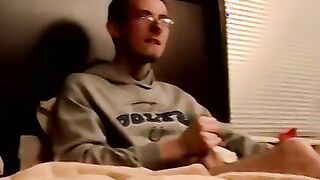 Straight dudes watch porn and get to work on their boners