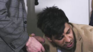Big cock boss anal fucks realtors in suits