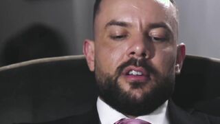 Big cock boss anal fucks realtors in suits