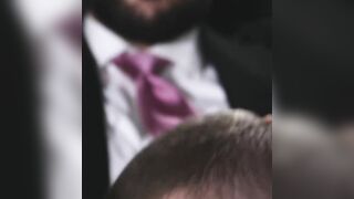 Big cock boss anal fucks realtors in suits