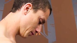 Youthful toy darling dealing with his enormous dick with a fleshlight