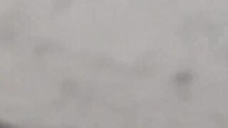 Japanese sweeties streak bushy pussies during public peeing