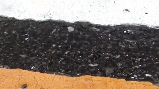 Japanese sweeties streak bushy pussies during public peeing